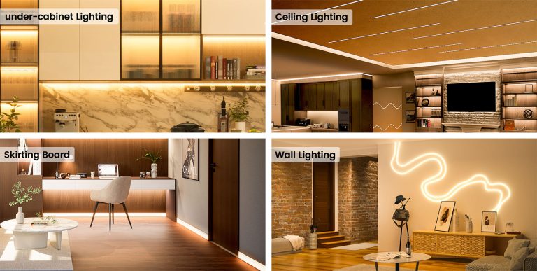 LED strips and LED channels in versatile applications