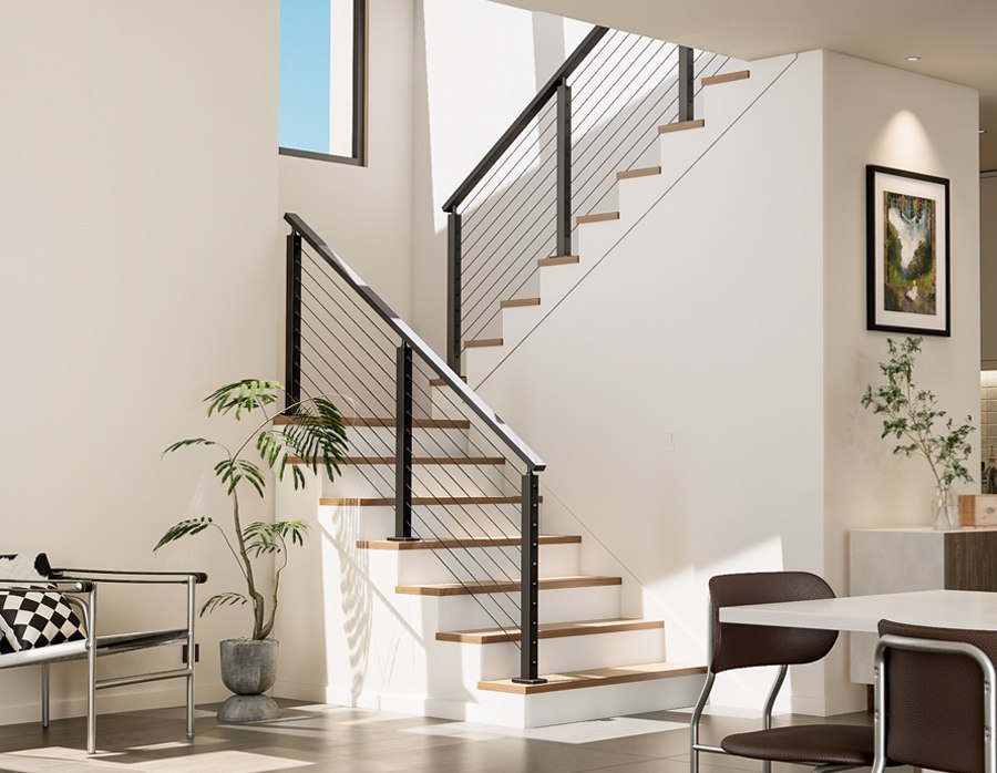 MetalBlack Railing